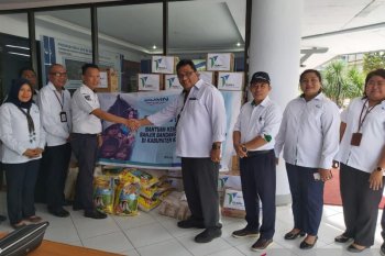 Pelindo IV beri bantuan korban banjir bandang di Kepulauan Sangihe