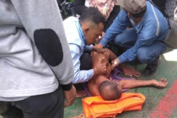 Aksi ASN Bengkalis terjun ke laut viral di medsos, begini penjelasannya