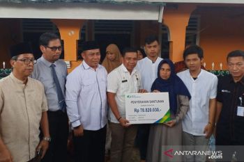 BPJS-TK salurkan santunan ke honorer yang tewas dirampok