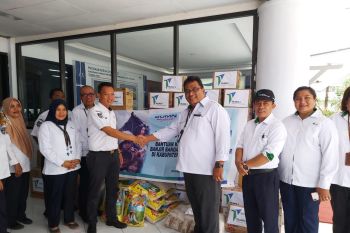 Pelindo IV Peduli Banjir Bandang Sangihe