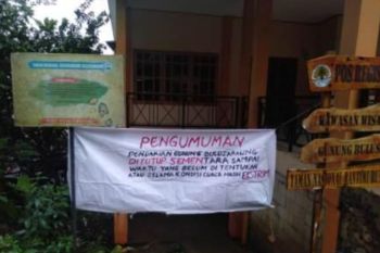 Musim hujan, jalur pendakian Gunung Bulusaraung ditutup sementara