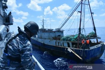 Kapal China sitaan negara tenggelam di perairan Kupang