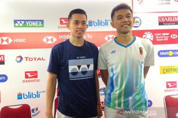 Fajar/Rian terharu mendengar suara dukungan penonton saat bertanding