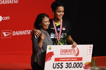 Anthony Ginting ke peringkat lima dunia, usai juarai Indonesia Masters