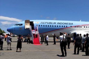 Presiden Jokowi tiba di Labuan Bajo
