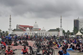 Warga ikuti Batam Bersepeda
