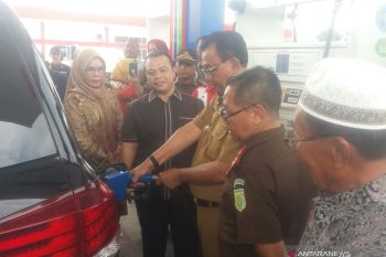 Bupati Rokan Hilir resmikan SPBU RMJ Perkasa