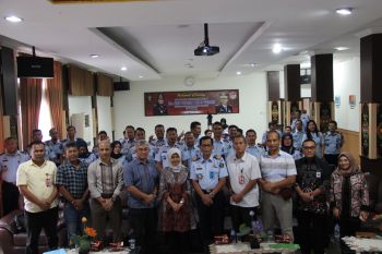 Kemenkumham Sumbar koordinasi dengan Ombudsman dan Polda untuk benahi kinerja