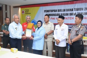 Bulan Dana PMI Sleman 2019 berhasil menggalang dana Rp1,5 miliar lebih