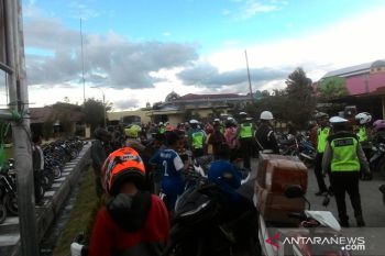 Aparat keamanan Jayawijaya mengamankan 500 sepeda motor sejak Januari