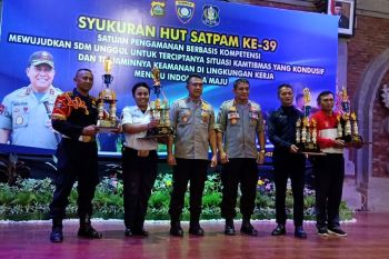 500 peserta sambut HUT ke-39 Satpam di Bali