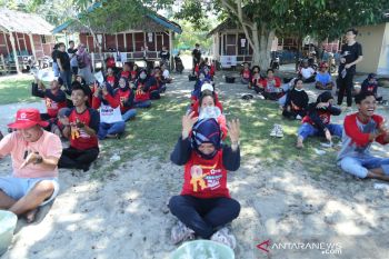 PMI hibur relawan yang bertugas selama bencana Sulteng