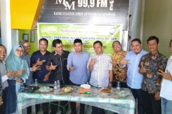 KPID bersama DPRD Sulbar pantau lembaga penyiaran