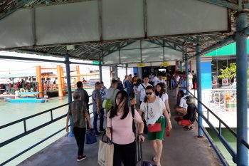 Penumpang pelabuhan SBP Tanjungpinang naik dua kali lipat