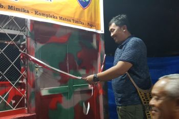 Kapolres Mimika resmikan Pos Kamling Kebun Sirih Timika