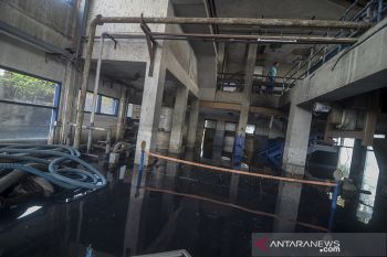 IPAL Cisirung terendam banjir