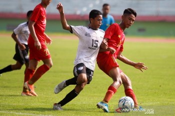 Pemain Timnas U-16 latihan secara 'online'