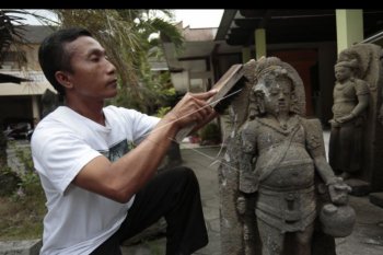 Penemuan arca di Sleman