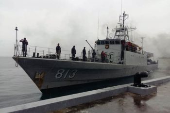 Danlanal Mamuju ajak Forkopimda Sulbar "Joy Sailing" di KRI Tongkol-813