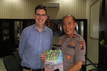 Wakapolda Papua terima kunjungan pejabat Kedubes Australia Dave Peebles