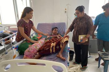 Martinus, korban gigitan ular bandotan puspa akhirnya tinggalkan RS