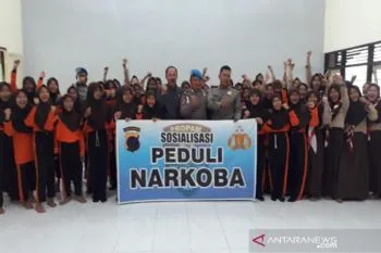Polresta Pekalongan sosialisasikan gerakan antinarkoba pada pelajar