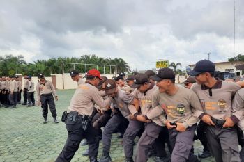 Polres Mesuji gelar pelatihan pengamanan konflik