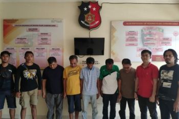 Polres Sumbawa Barat giring lima pejudi ke sel