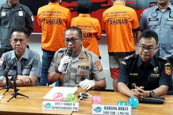 Polisi gagalkan penyelundupan sabu cair dari Malaysia