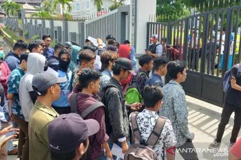 Mahasiswa demo tuntut dugaan korupsi Pasar Rawa Indah Bontang