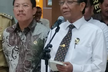 Bertemu Dewas KPK, Menkopolhukam Mahfud sebut bahas penguatan KPK