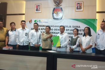 KPU Poso kerjasama Jamsostek lindungi penyelenggara Pilkada