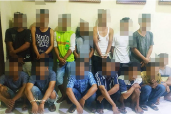 Polres Lampung Tengah amankan 14 pelaku pengeroyokan anggota polisi