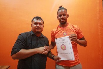 Persiraja resmi kontrak penyerang asal Brasil Vanderlei Fransisco