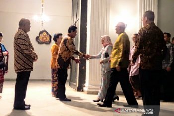 Presiden Singapura bertemu Sultan Hamengku Buwono X di Keraton Yogyakarta
