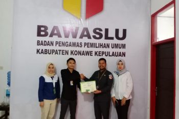 BPJamsostek Llndungi seluruh pengawas Pilkada di Konawe Kepulauan