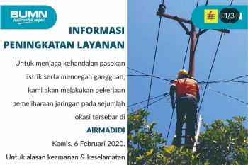 PLN jaga kehandalan pasokan lakukan pemeliharaan