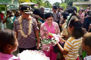 Kapolres Yapen laksanakan kunker ke Polsek Yapen Timur di Dawai