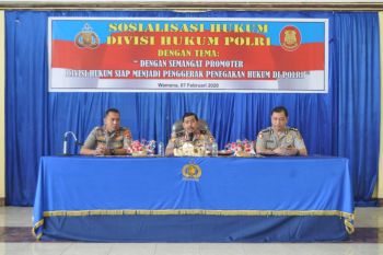 Mabes Polri sosialisasi hukum kepada personel Polres Jayawijaya