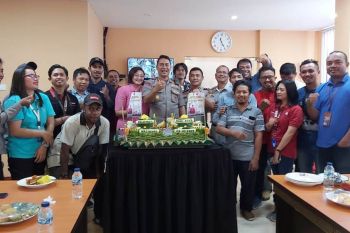 Kapolres Jayapura rayakan HPN bersama insa pers