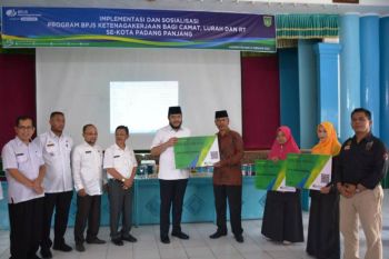 BP Jamsostek sosialisasikan program pada camat, lurah dan RT di Padang Panjang