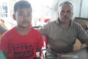 Fadlan Lailatul Qadri, pebulutangkis cilik Karimun ingin seperti Ginting