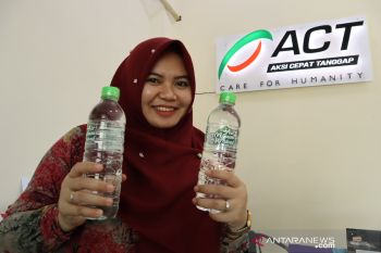 ACT targetkan penyaluran air minum wakaf ke semua masjid di Kota Palu