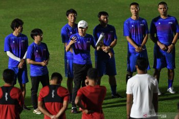 Sandi Arta menjalankan instruksi Shin Tae-Yong jaga asupan ketika Lebaran