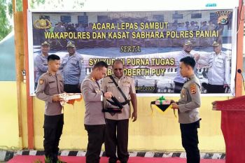 Kapolres Paniai pimpin sertijab dan kukuhkan pejabat Polres