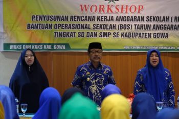 Pemkab Gowa sosialisasikan perubahan mekanisme dana BOS dan penyusunan RKAS