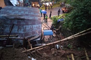 Longsor di Desa Leksana Banjarnegara terus ditangani