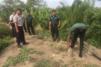 Operator alat berat temukan mortir masa perang Jepang di gampong Jawa, Banda Aceh