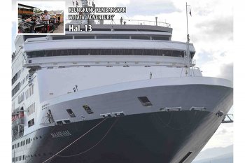 Berpenumpang 1.050 WIsatawan Kapal Pesiar Sandar Di Buleleng