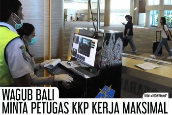 WAGUB BALI MINTA PETUGAS KKP KERJA MAKSIMAL CEGAH VIRUS CORONA